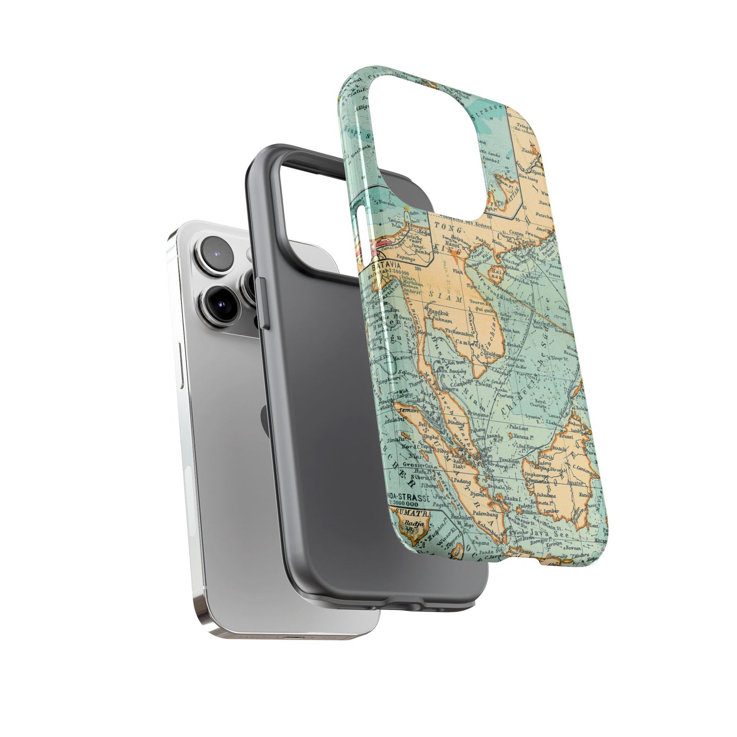 South China Sea Antique Map iPhone Case