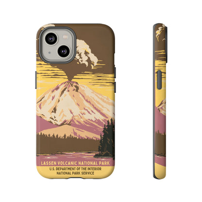 Lassen Volcanic National Park Retro iPhone Case