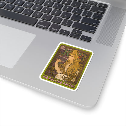 Bronze Job Rolling Papers | Retro Art Nouveau Sticker (4 sizes)