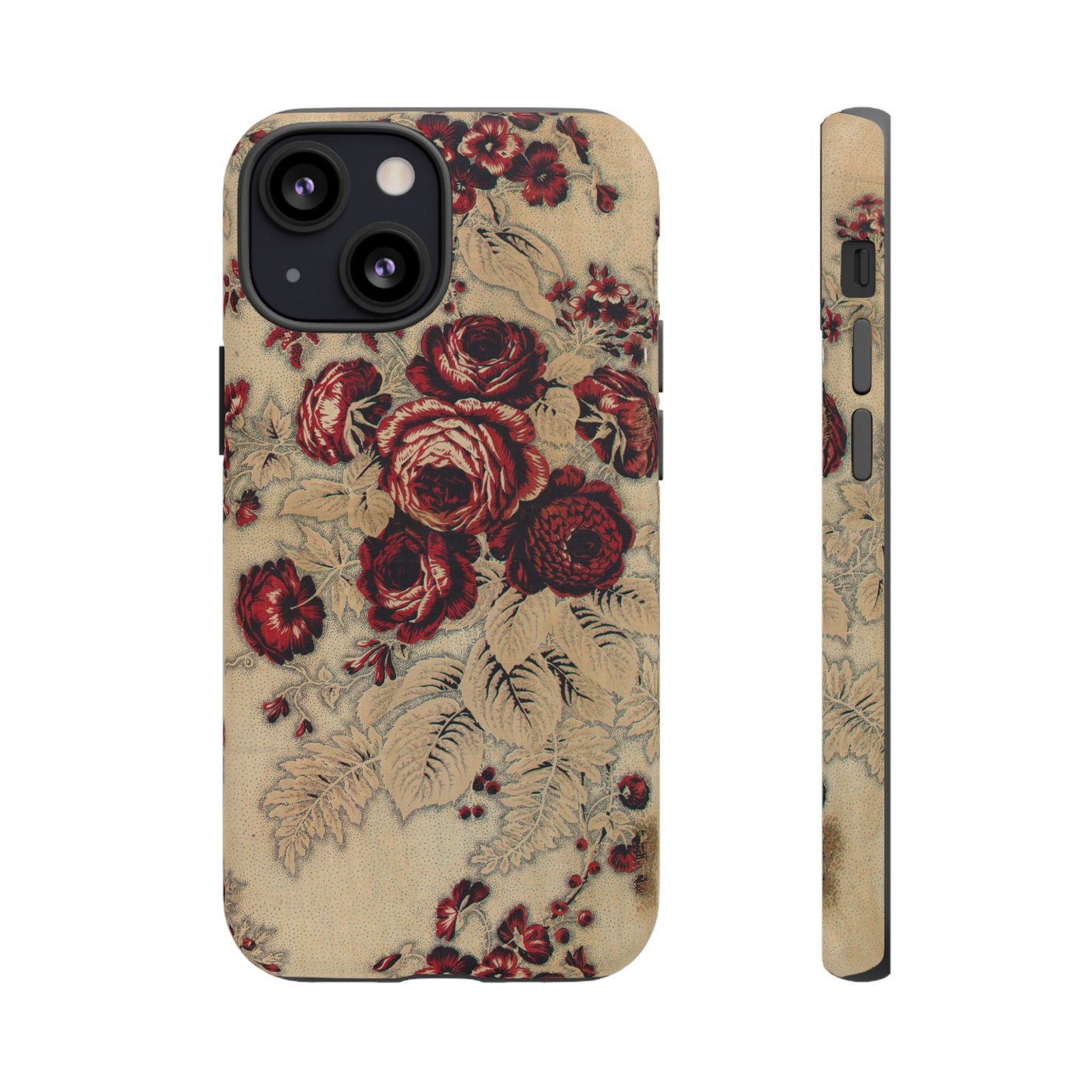 Red Roses Vintage iPhone Case