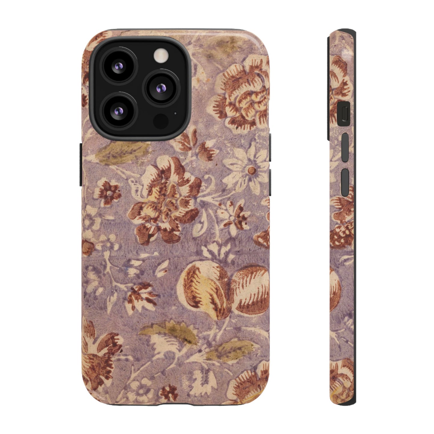 Vintage Lavender & Rose Fruit & Floral iPhone Case