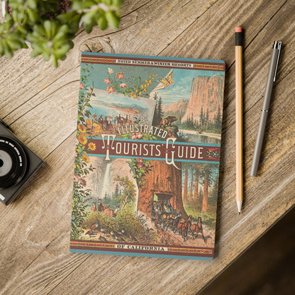 California Vintage Tourist Guide | Softcover Journal with Inside Illustrations