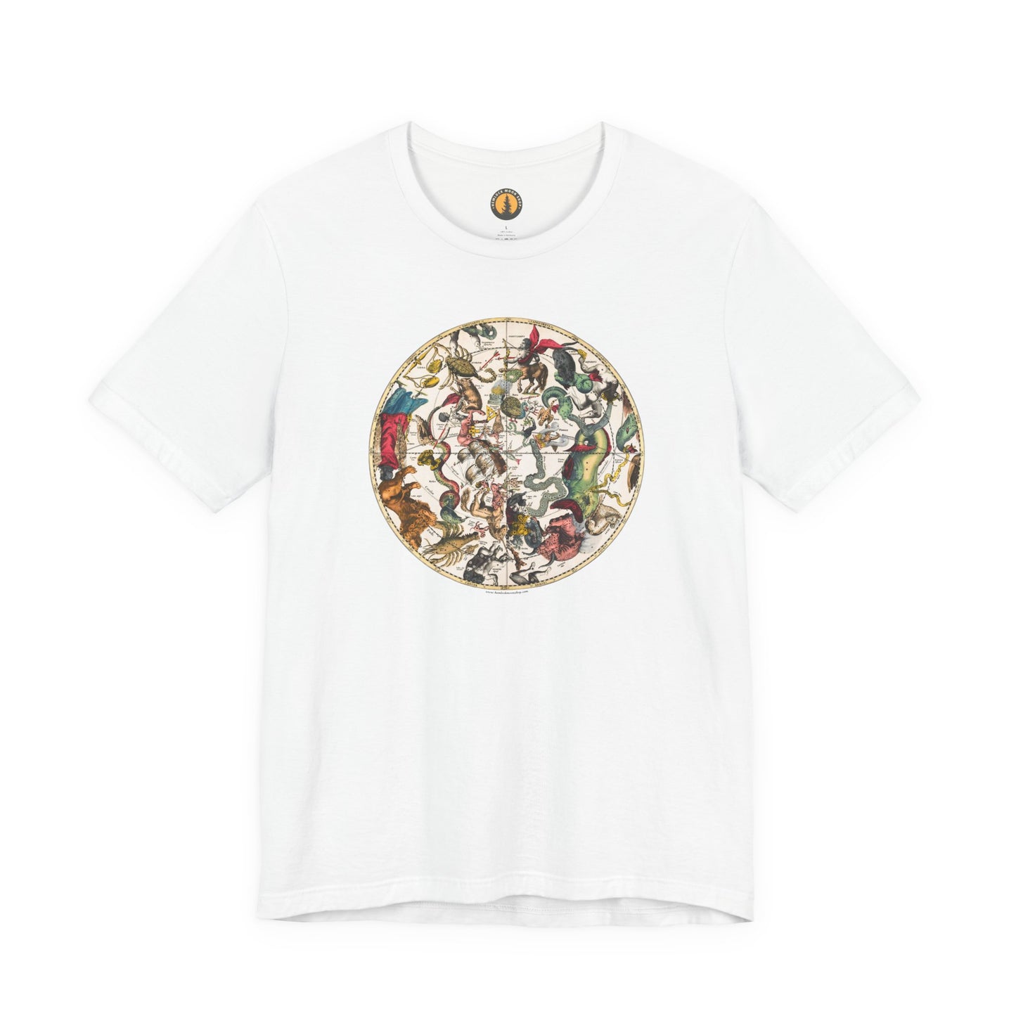 Southern Constellations Antique Map Tee