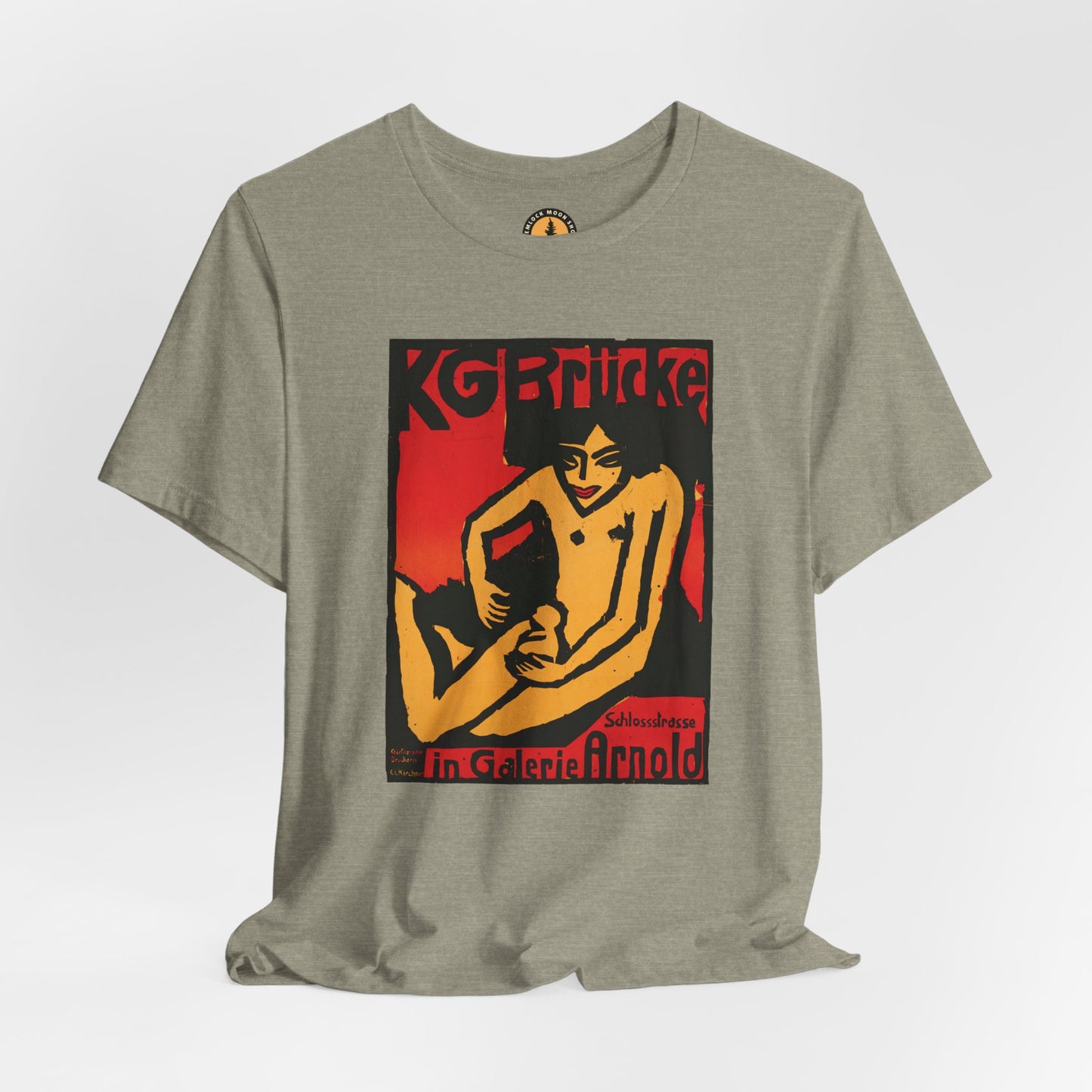 Die Brücke German Expressionism Art Tee | Ernst Ludwig Kirchner
