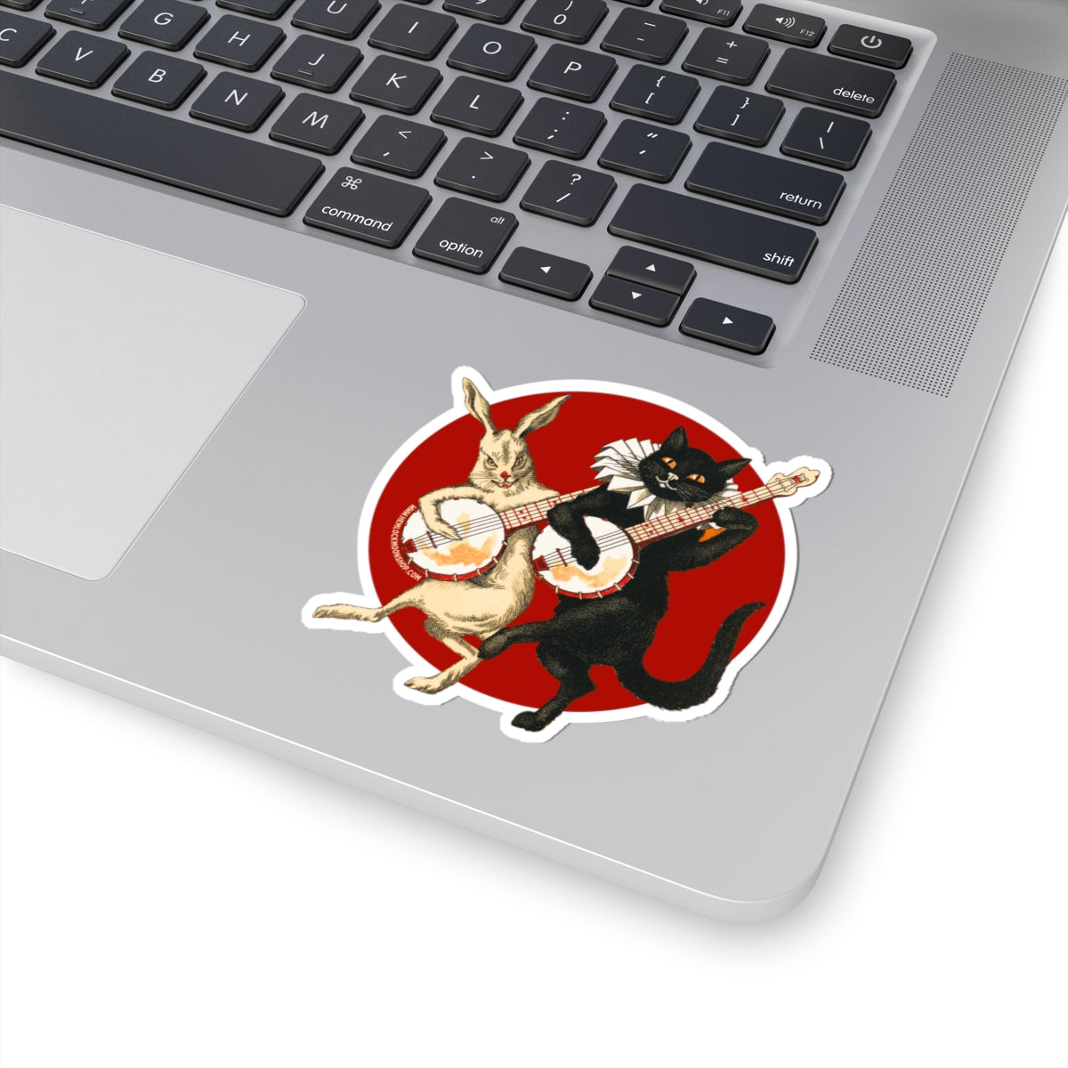 Dueling Banjos | Sinister Cat & Rabbit Stickers (4 sizes)