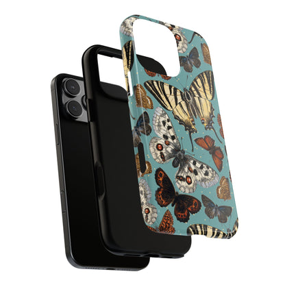 Butterflies Vintage Illustration iPhone Case