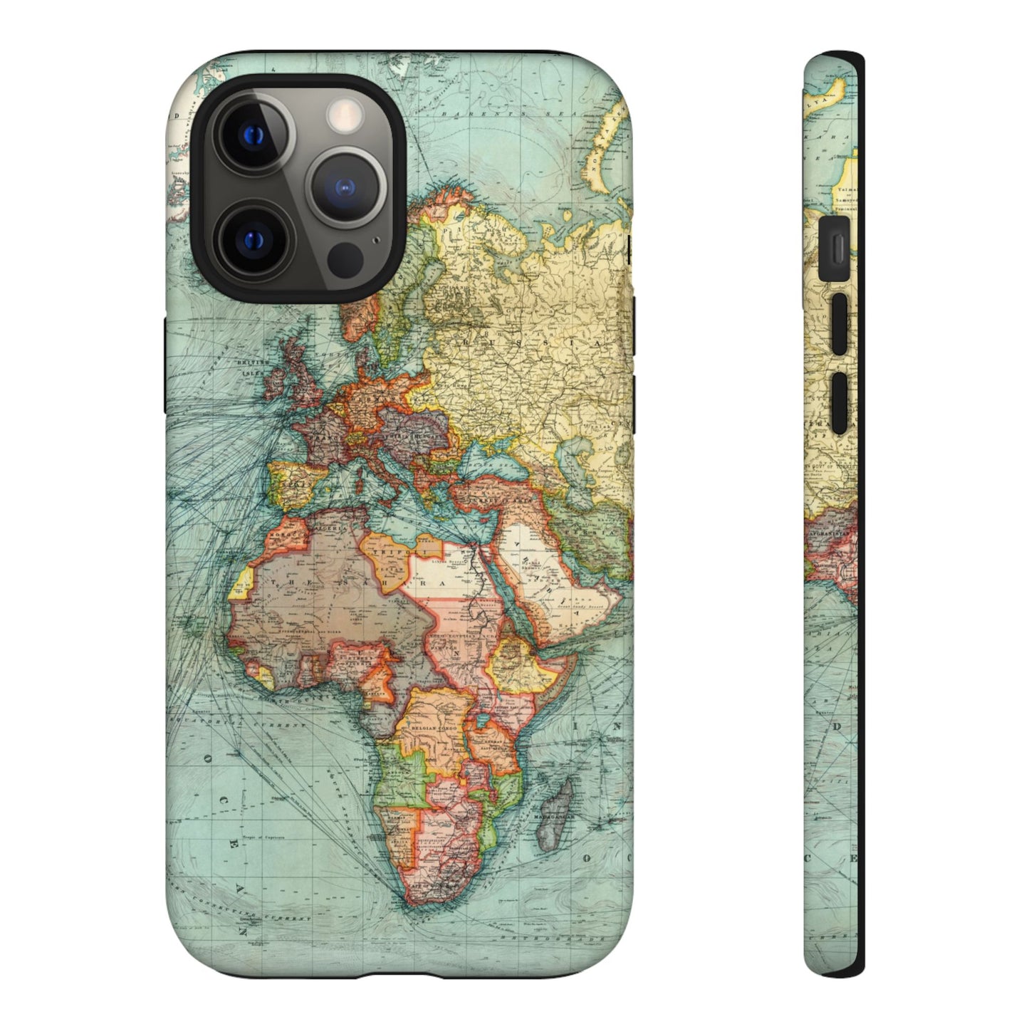 World Map iPhone Case