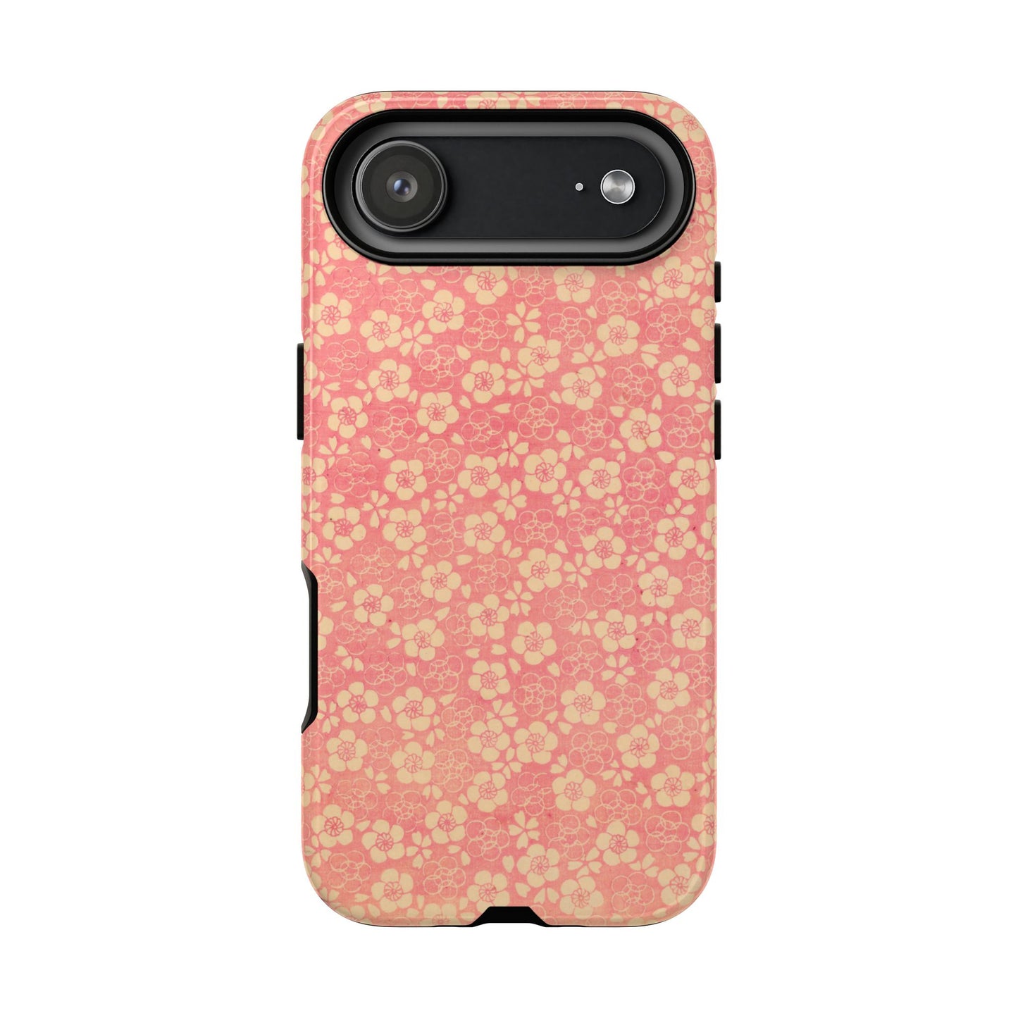 Pink Pattern Scattered Flowers iPhone Case