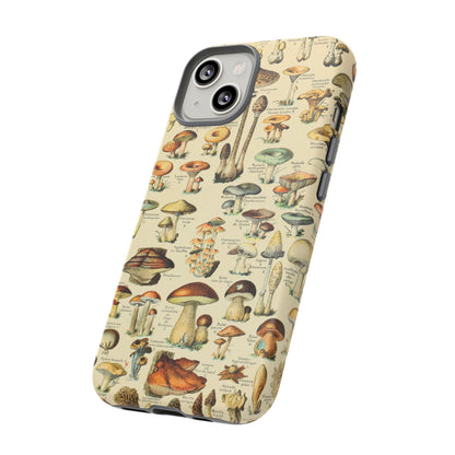 Mushrooms Vintage Field Guide iPhone Case