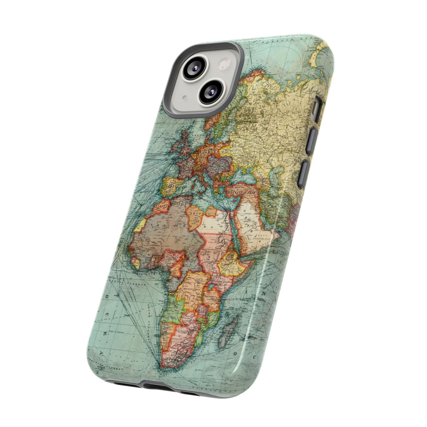 World Map iPhone Case