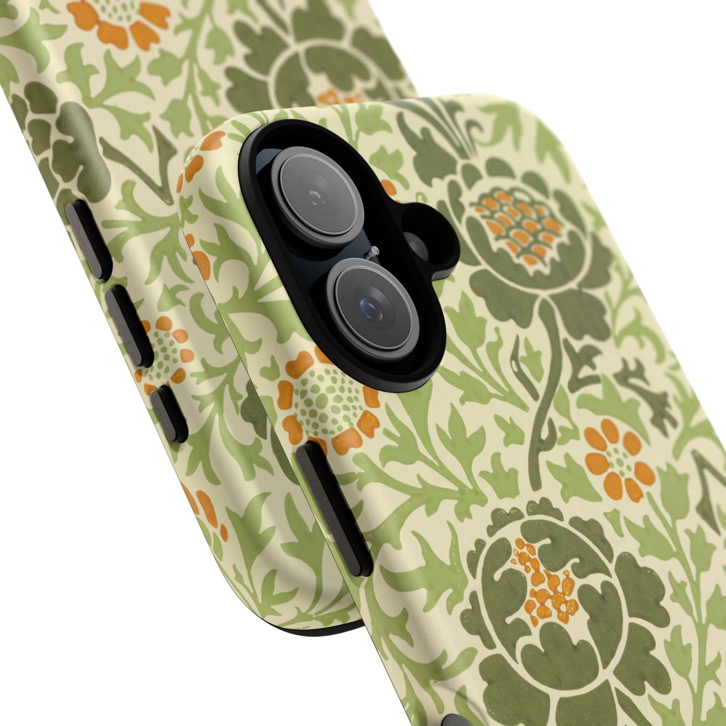Olive & Orange Vintage Botanical iPhone Case