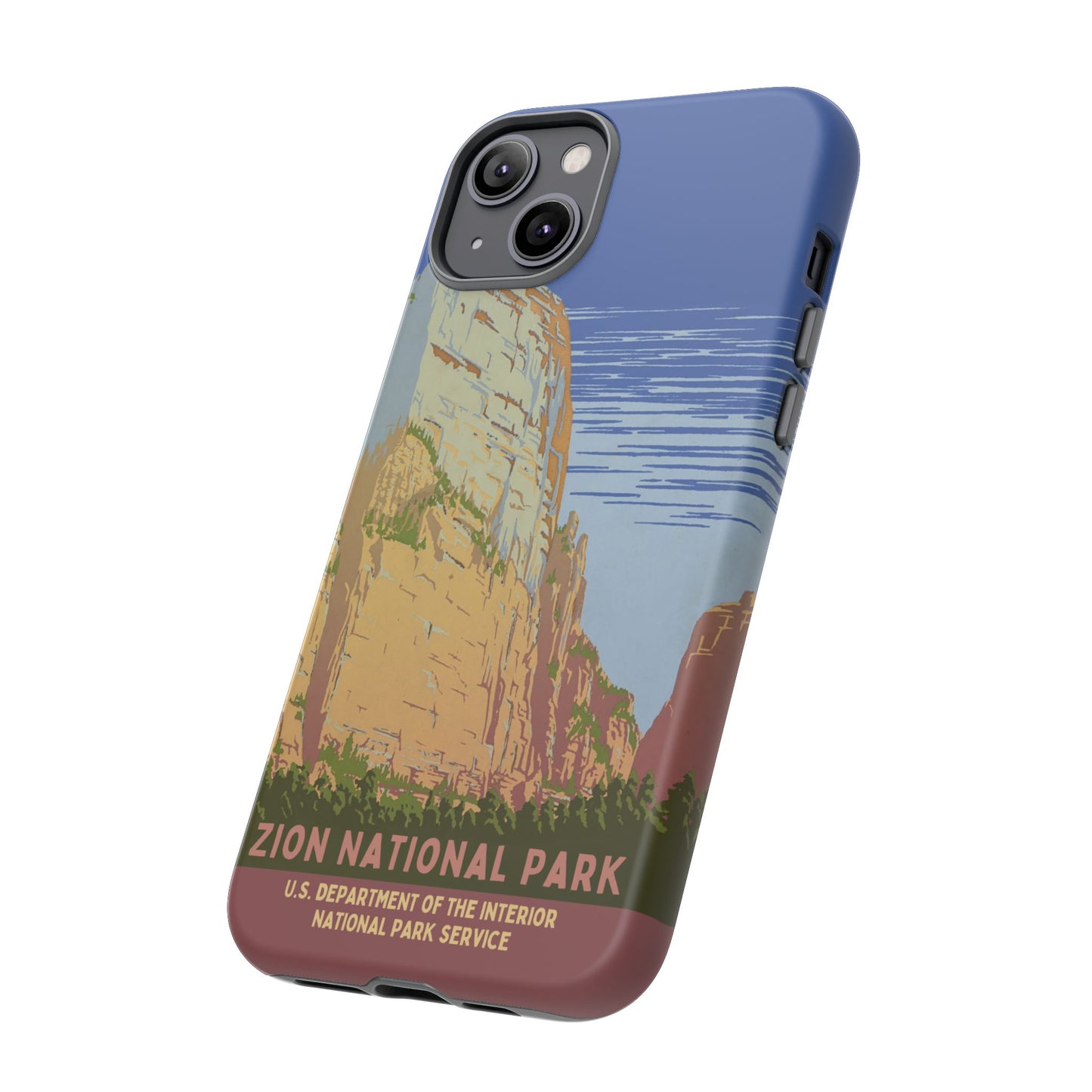 Zion National Park Retro iPhone Case