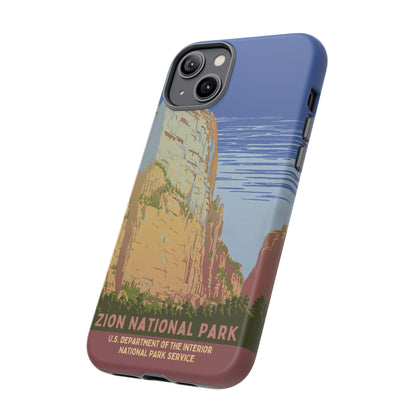 Zion National Park Retro iPhone Case