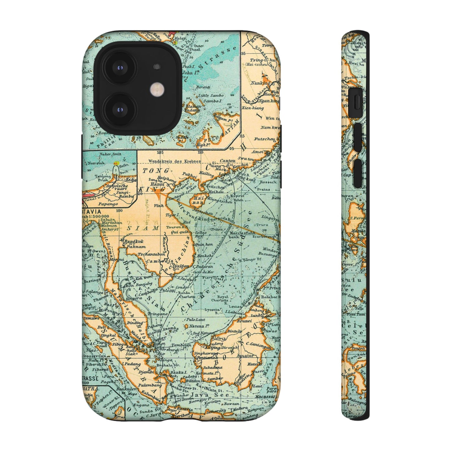 South China Sea Antique Map iPhone Case