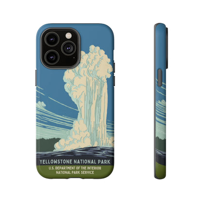 Yellowstone National Park Retro iPhone Case