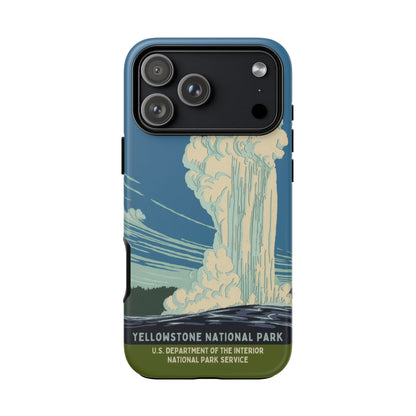 Yellowstone National Park Retro iPhone Case
