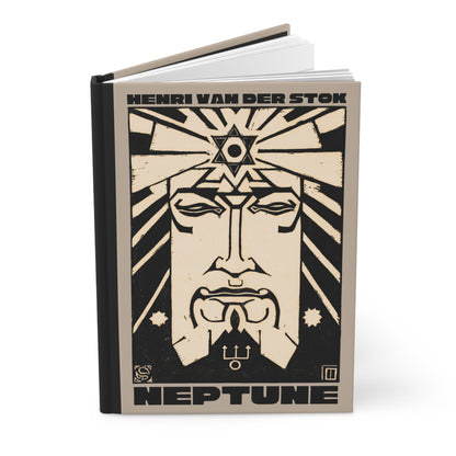 Neptune Hardcover Journal | Henri van der Stok's Planet Masks No. 008