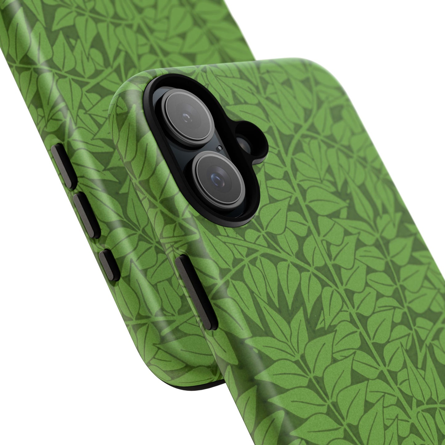Antique Green Branch Pattern by William Morris iPhone Case