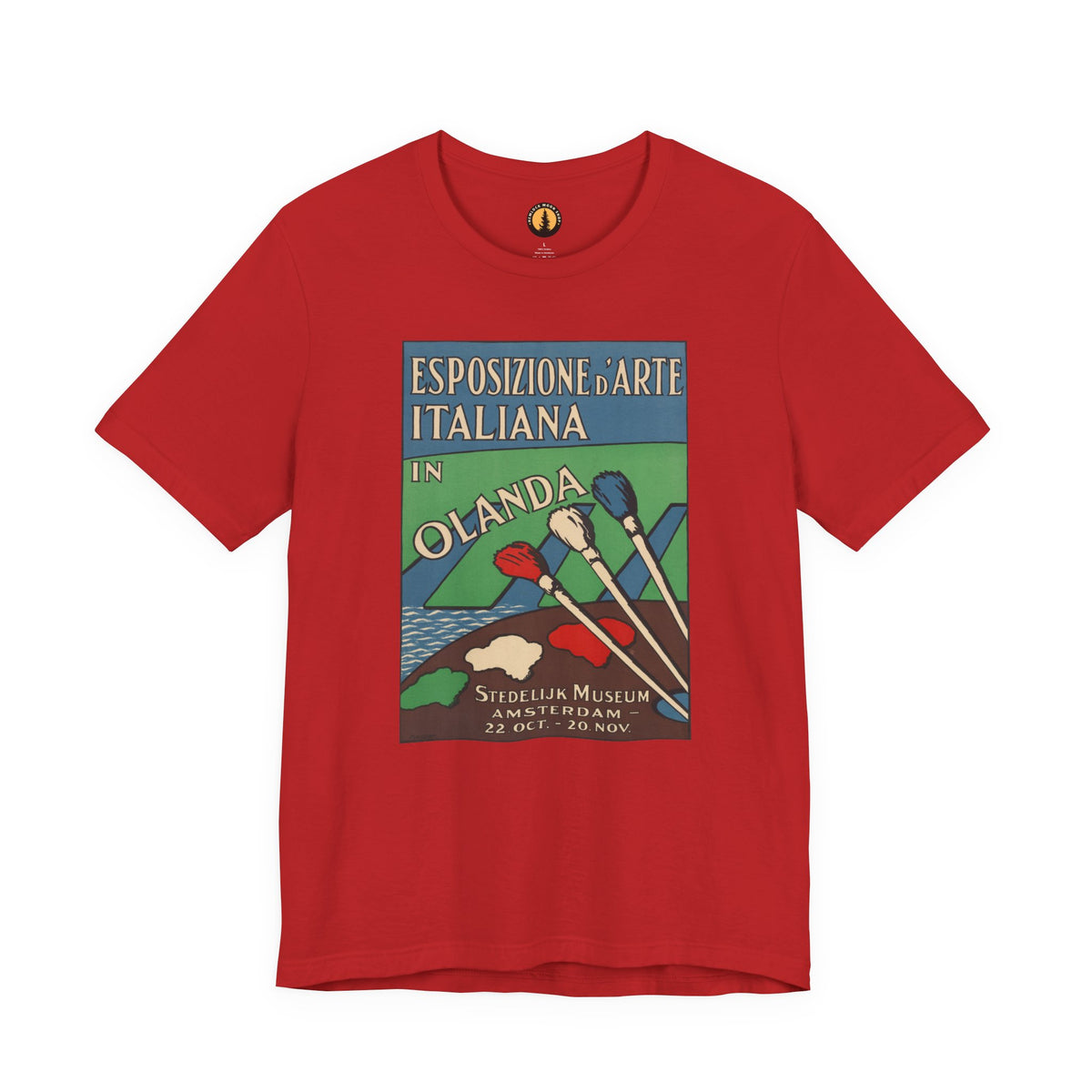 Amsterdam Art Exhibition Antique Poster Tee