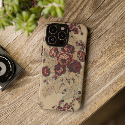 Red Roses Vintage iPhone Case