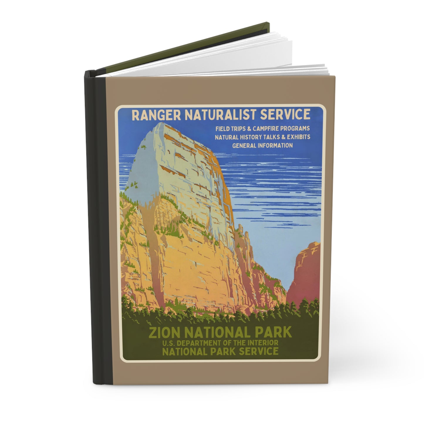 Zion National Park Hardcover Journal