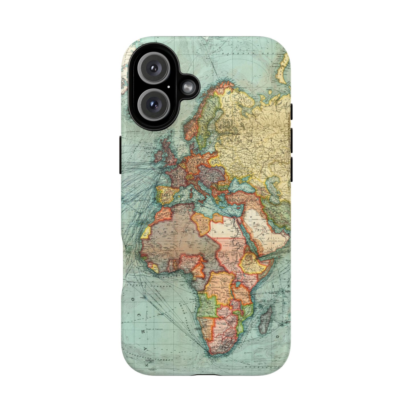World Map iPhone Case