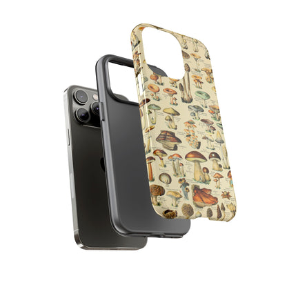 Mushrooms Vintage Field Guide iPhone Case