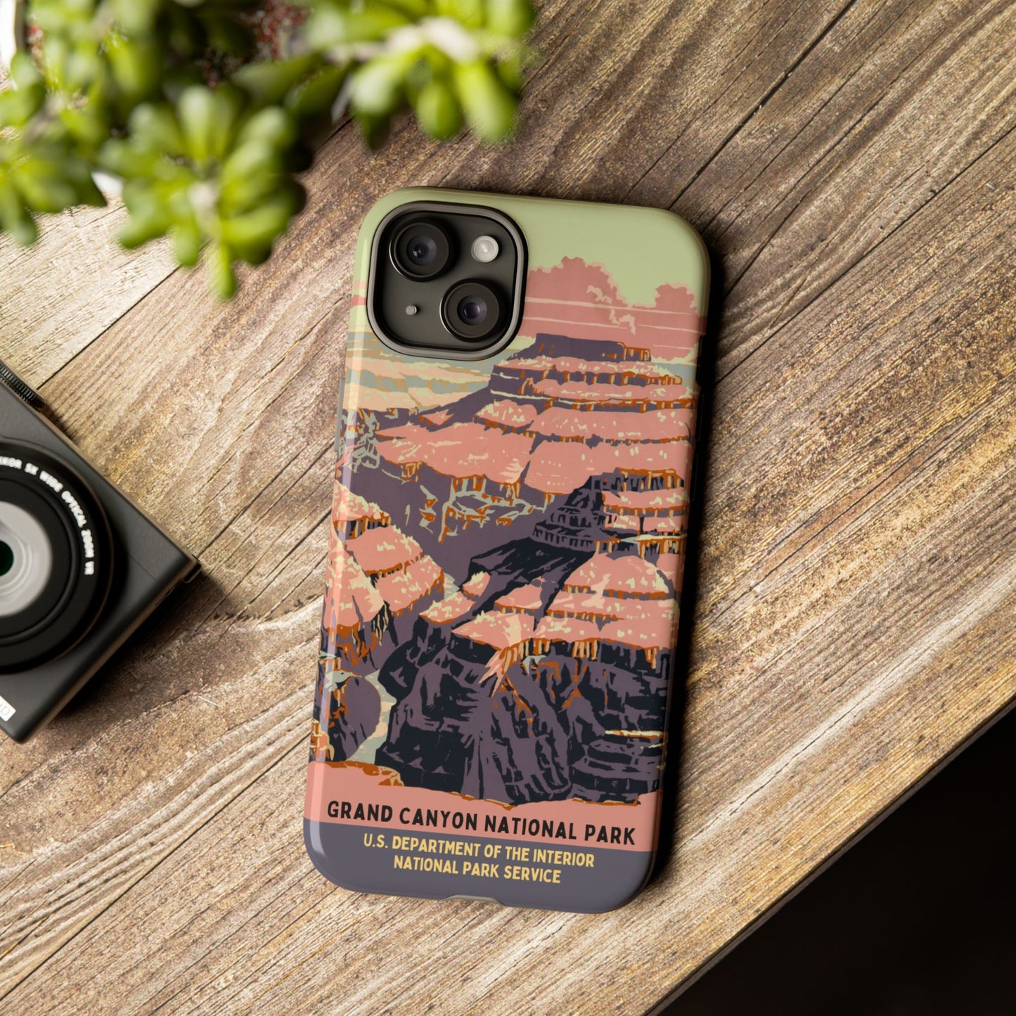 Grand Canyon National Park Retro iPhone Case