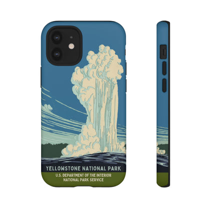 Yellowstone National Park Retro iPhone Case