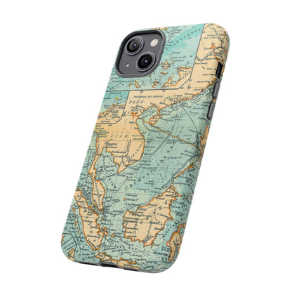 South China Sea Antique Map iPhone Case