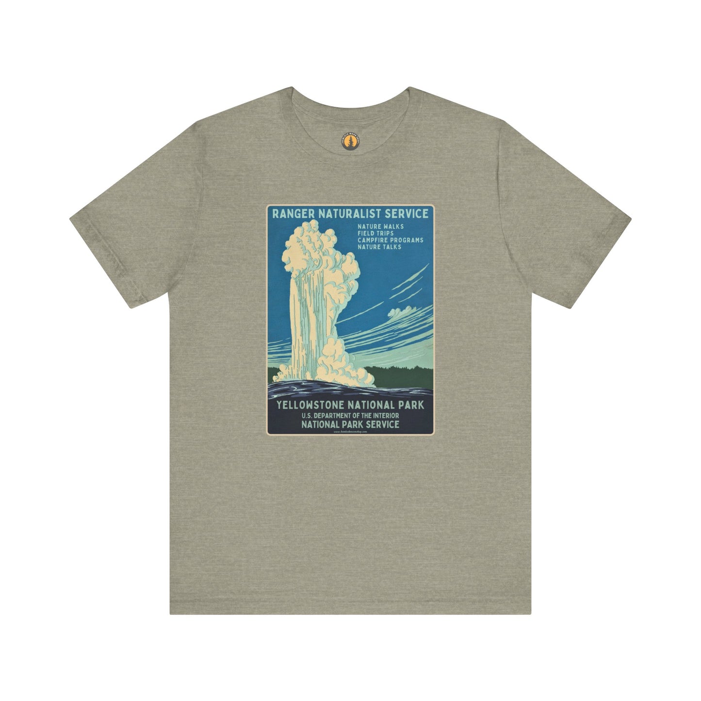 Yellowstone National Park Vintage Art Tee