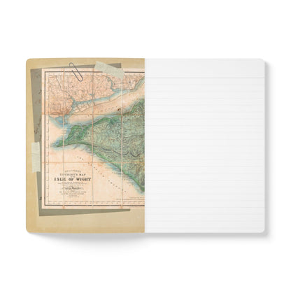 Fossils Vintage Blue Softcover Notebook