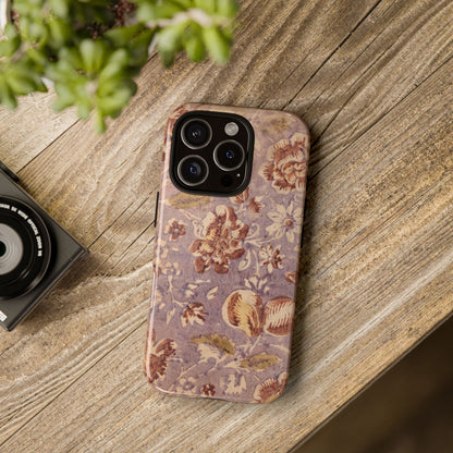 Vintage Lavender & Rose Fruit & Floral iPhone Case