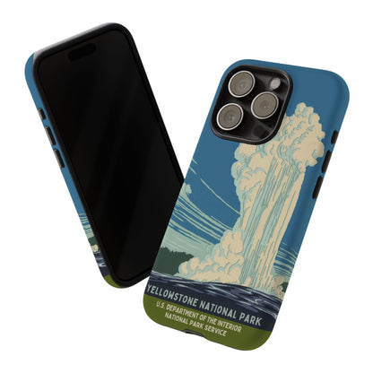 Yellowstone National Park Retro iPhone Case