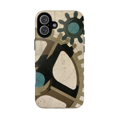 Antique Industrial Cog Wheels iPhone Case
