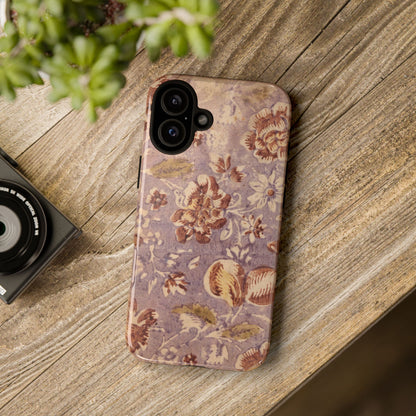Vintage Lavender & Rose Fruit & Floral iPhone Case
