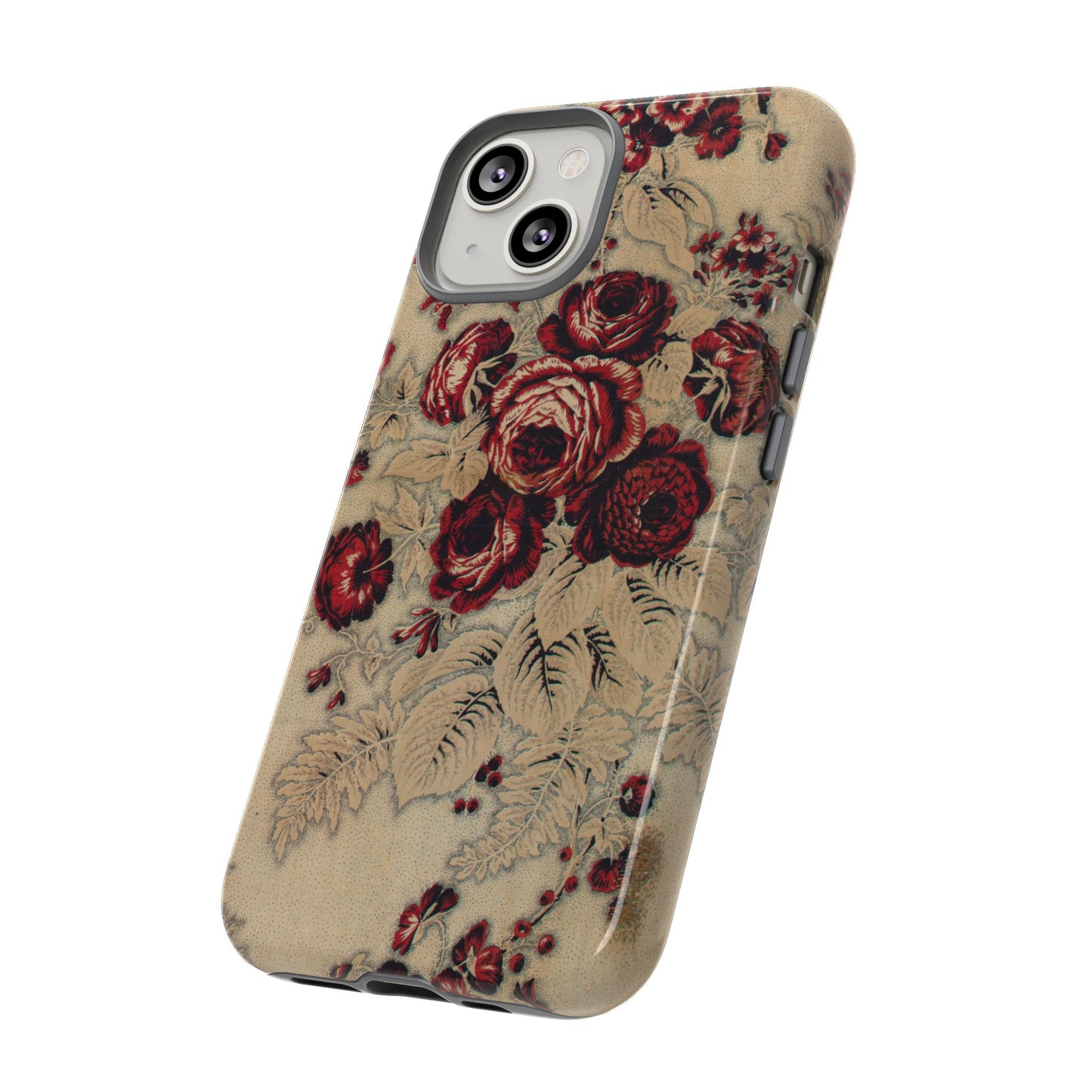 Red Roses Vintage iPhone Case