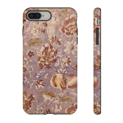 Vintage Lavender & Rose Fruit & Floral iPhone Case