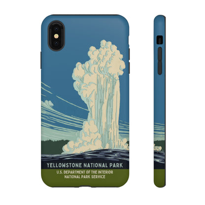 Yellowstone National Park Retro iPhone Case