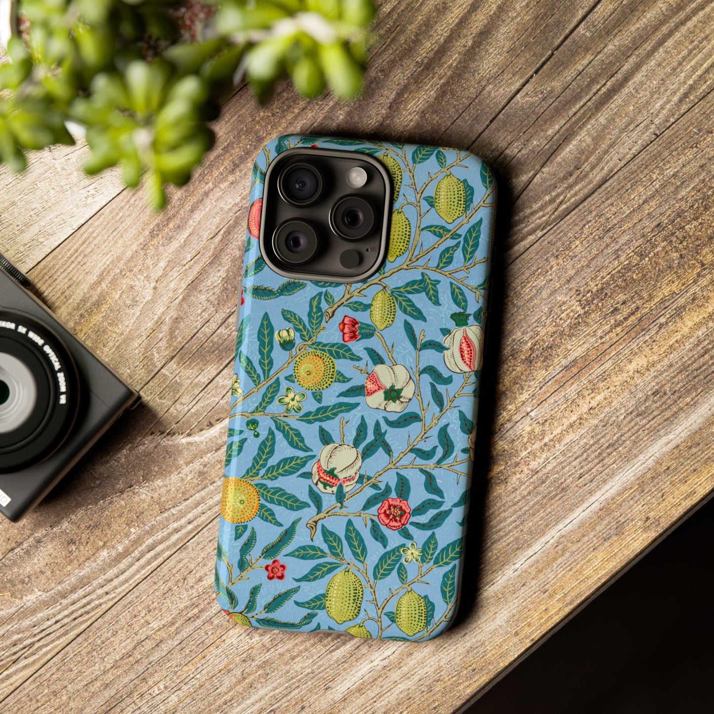Four Fruits Antique Arts & Crafts iPhone Case