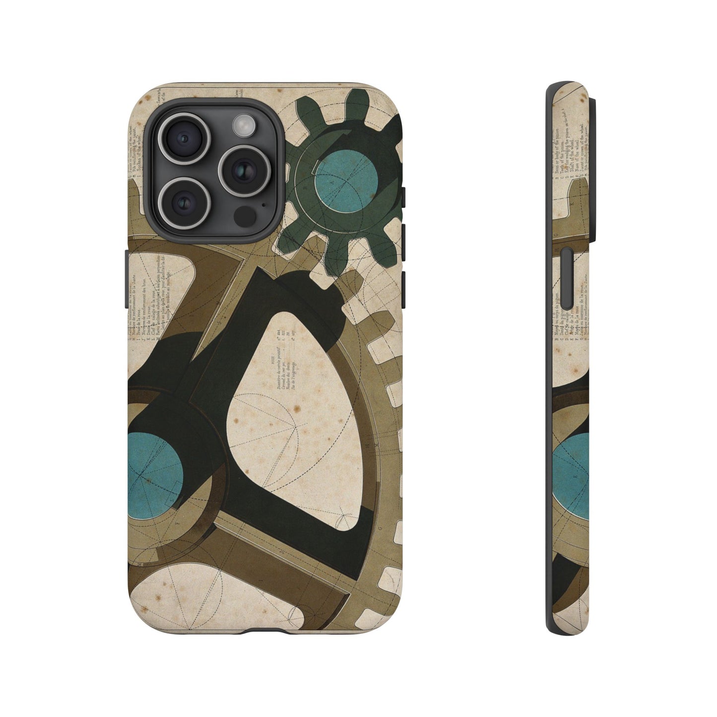Antique Industrial Cog Wheels iPhone Case