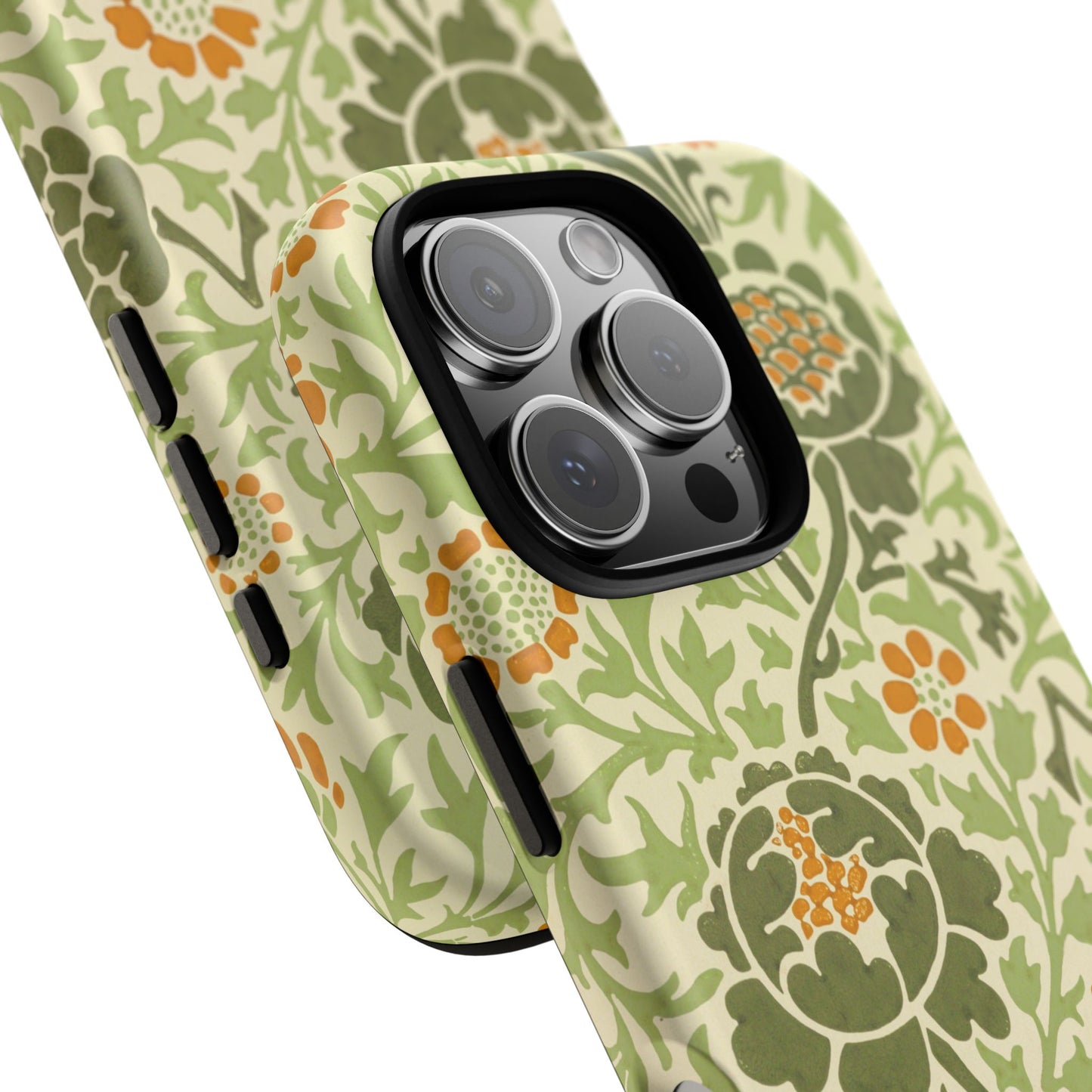 Olive & Orange Vintage Botanical iPhone Case