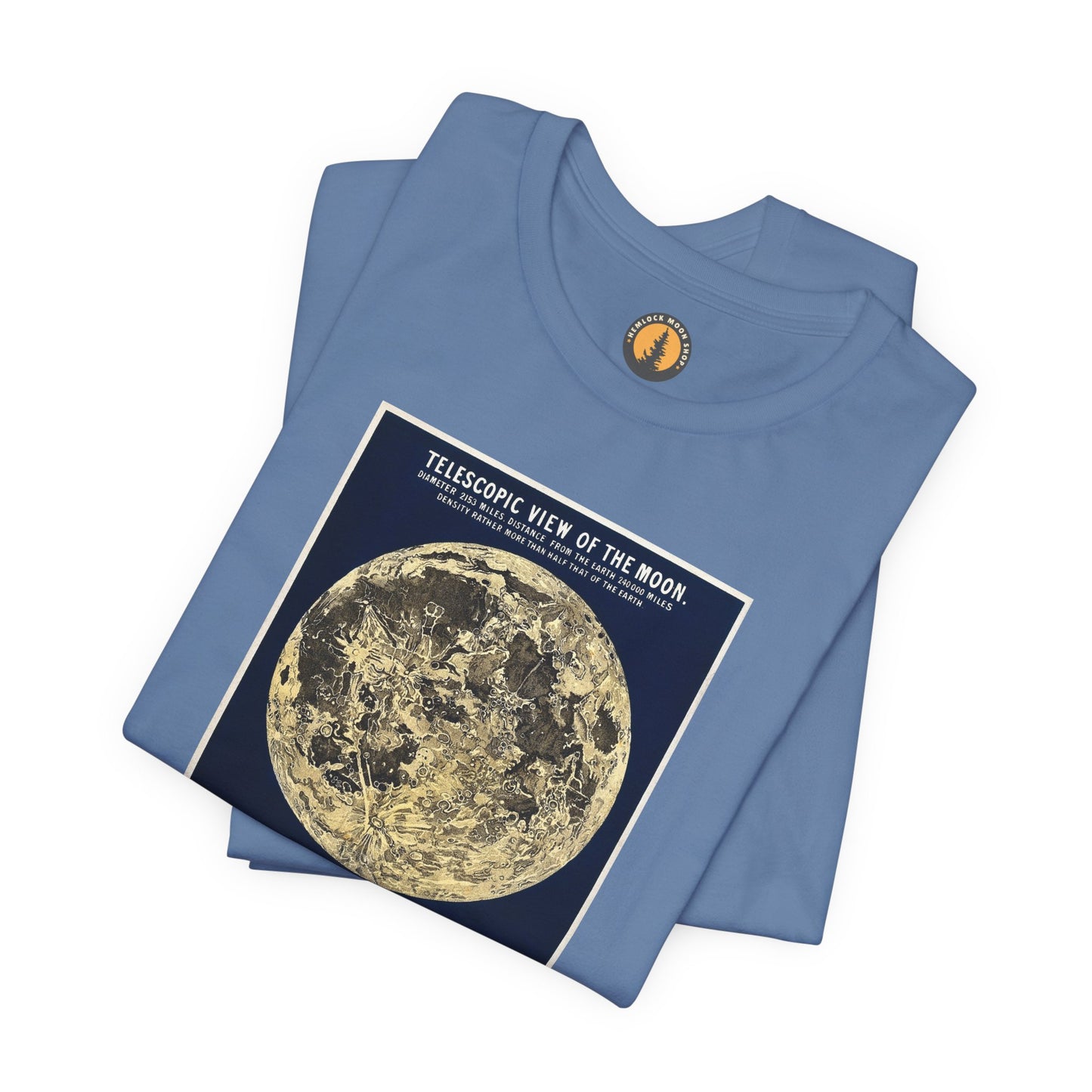 Vintage Telescopic View of the Moon Tee