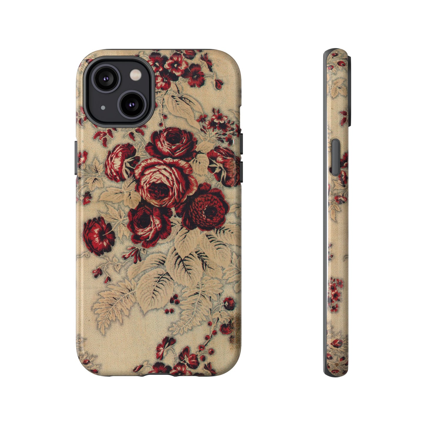 Red Roses Vintage iPhone Case