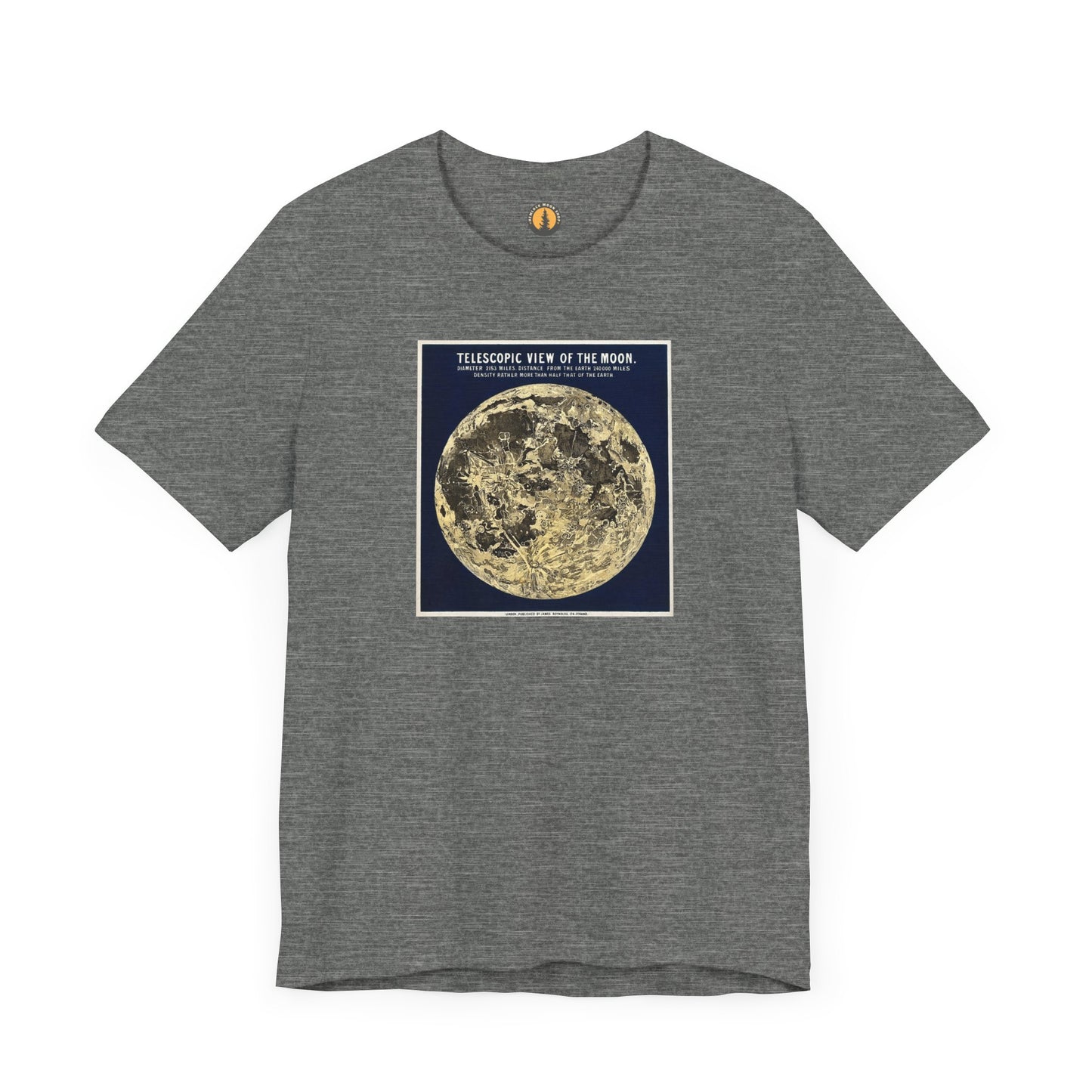 Vintage Telescopic View of the Moon Tee