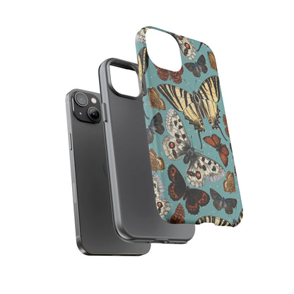 Butterflies Vintage Illustration iPhone Case