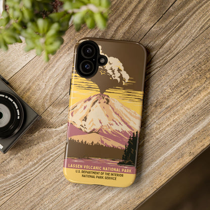 Lassen Volcanic National Park Retro iPhone Case