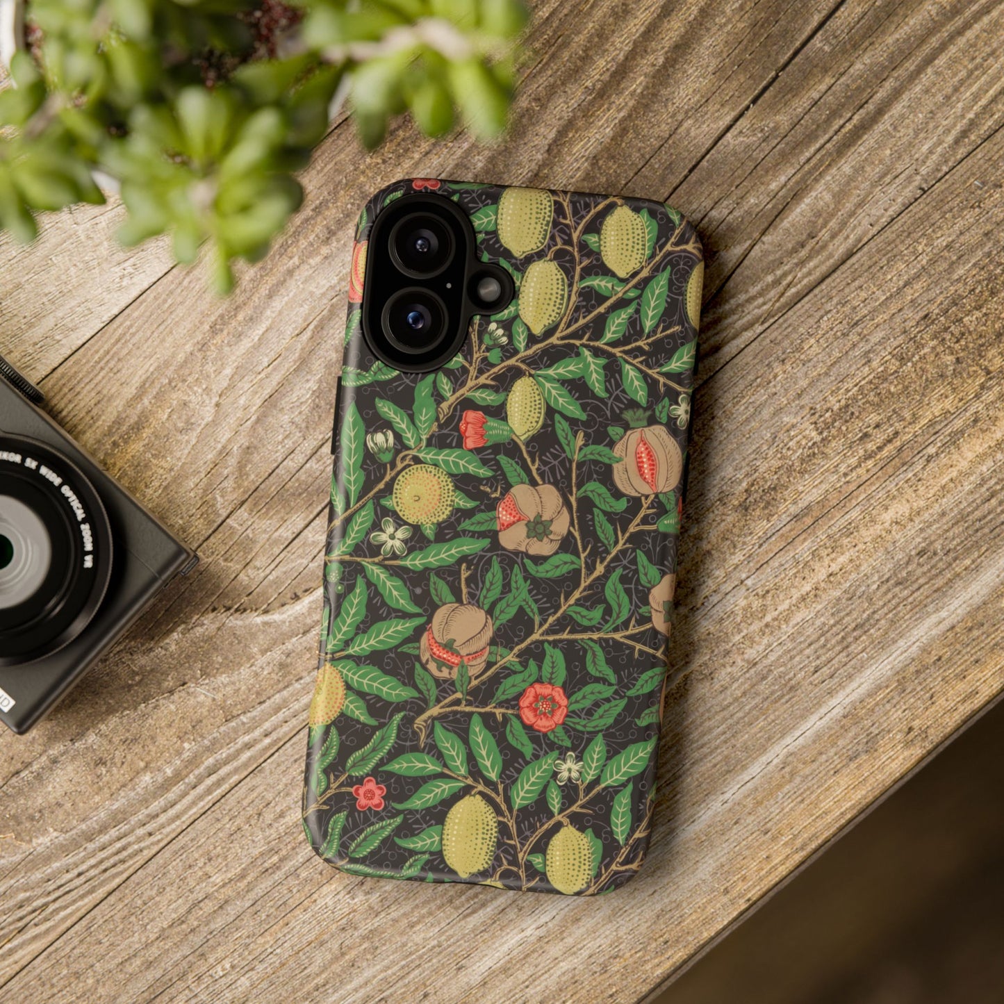 Pomegranate Pattern Antique Arts & Crafts iPhone Case