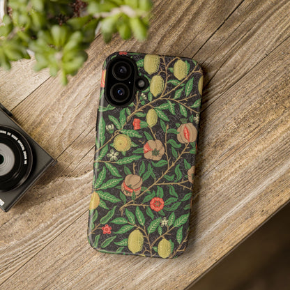Pomegranate Pattern Antique Arts & Crafts iPhone Case