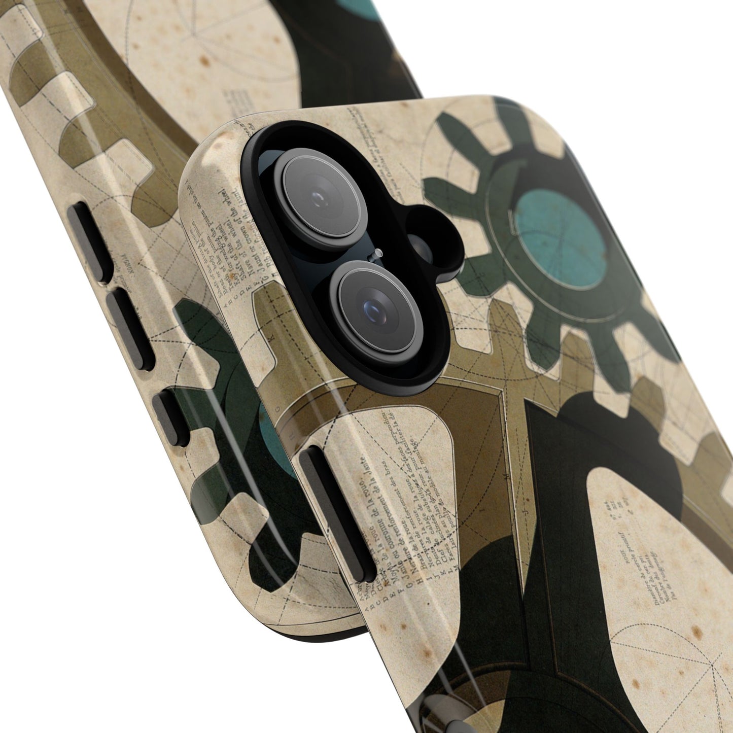 Antique Industrial Cog Wheels iPhone Case